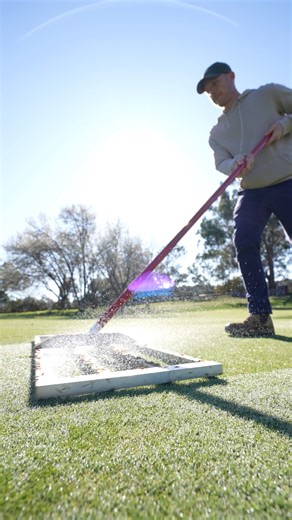 Ben got out thismorning and removed the dew on the green! First day of spring! Keen for the season ahead | Lawn Tips