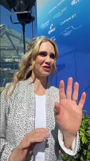 Fiona Gubelmann (Good Doctor) au FTV de Monte-Carlo 2024.