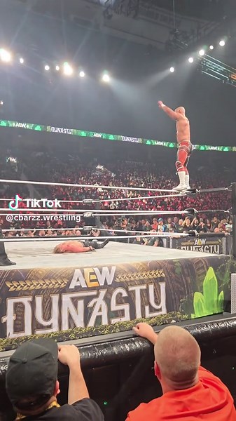 Ricochet vs Y2J went a little like this #aew #wwe #wrestling #wrestletok #wrestlingtiktok