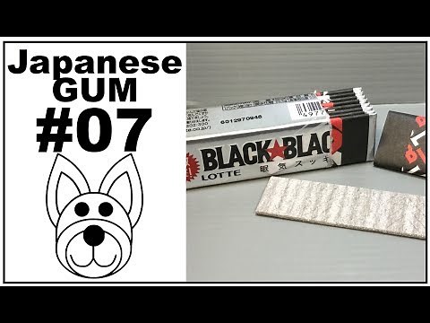 Lotte Black Black Gum from Japan