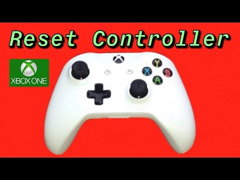 XBOX ONE HOW TO RESET YOUR CONTROLLER FIX!