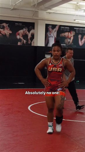 Gotta find a way to reset and stay present in matches 🤷🏾‍♀️😮‍💨 As someone who really struggled with competition anxiety, I can think of several times I got lost in the whirlwind of matches unable to “snap out of it.” I was easily affected my the scores, the refs, the noise around me, my opponent, etc… This made it difficult for me to focus on the task at hand, just wrestling 🤼‍♀️ After years now of intentional prayer, reflection, and deliberate work with my mindset coach, I’ve learned the s
