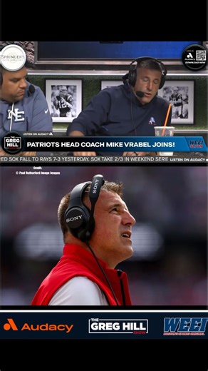 4 fumbles in game- With Rhamondre Stevenson/NE RBs ball security issues, how do you fix it? Pats HC Mike Vrabel joins! #nfl Curtis: "3 pass plays at the end of the half, from the 2-yard line, with 3 timeouts, why?" | WEEI Boston's Sports Original