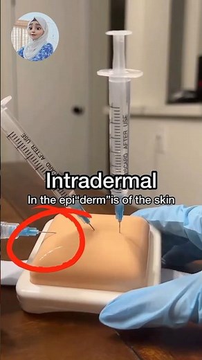 "One Shot Explained ! 💉IM, Intradermal and Subcutaneous the Insulin 🤕#medical#injection#shorts