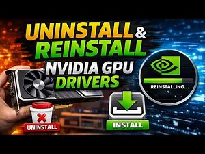 How To Rollback & Clean Install NVIDIA GPU Drivers (Uninstall & Reinstall) Fix Issues