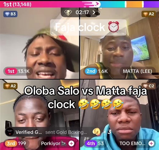 Faja Clock Challenge: Oloba Salo vs Matta