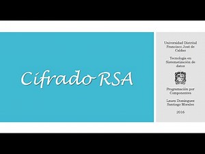 Ejercicio Cifrado RSA