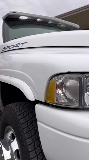 Here a quick look at our 2001 Dodge Ram 3500 Laramie Sport with a 5.9 Cummins and just 104k miles. Being a Laramie Sport is has factory paint matched bumpers and grille on the exterior and a heated charcoal leather and wood grain accents interior. This truck is just $34,800. Call Anthony at 636-584-2168 today.
