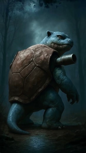 Bernz on Instagram: "Blastoise got very little screen time because of the plot too 😅 Blastoise is a Water-type Pokémon from the popular Pokémon franchise created by Nintendo, Game Freak, and Creatures. Here’s a quick overview: • Pokédex Number: #009 • Evolution Line: • Squirtle → evolves into Wartortle → evolves into Blastoise • Type: Water • Category: Shellfish Pokémon • Appearance: Blastoise is a large, blue turtle-like Pokémon with a tough shell and two powerful water cannons mounted on its