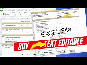Design of Rigid Pavement (Cement Concrete Pavement) - excel file link in description #rigidpavement