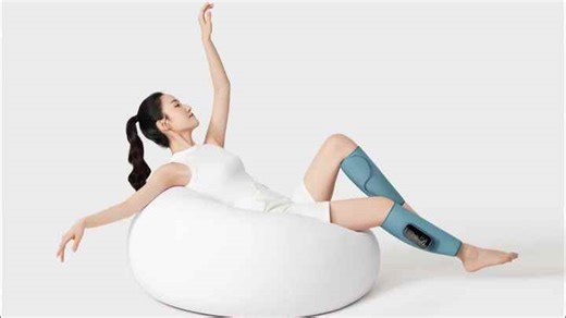 Portable Air Leg Compression Calf Massager with Heating & 3 Intensity Levels for Muscle Soreness Relief and Athlete Pain Therapy