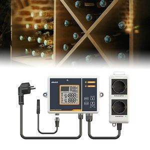 [Hot Item] Digital Humidity Controller for Greenhouse Accelerating Germination Humidity Measurement with Dual Outlets