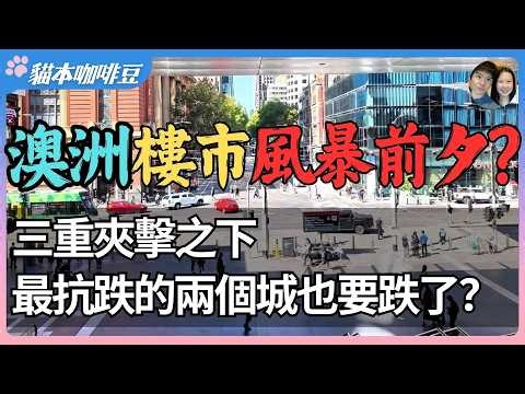 2026年澳洲房价下跌，连悉尼和墨尔本也扛不住了？房价预测突然转负，住宅总价值突破12.3万亿，楼市却进入最脆弱的阶段？| 澳洲与新西兰移民生活深度分享 | 猫本咖啡豆