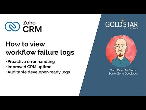 How to view workflow failure logs in Zoho CRM