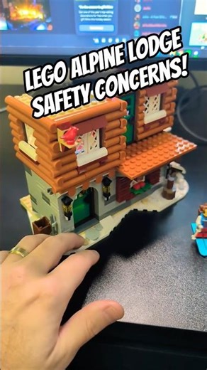 Safety Concerns! LEGO Alpine Lodge #lego #afol