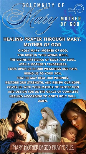 Healing Prayer Through Mary, Mother of God | Catholic Prayer for Restoration
