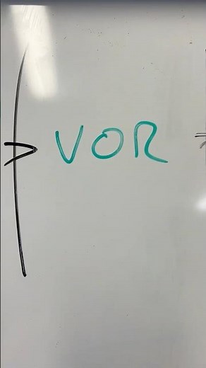 📡 What does VOR mean ? 📡