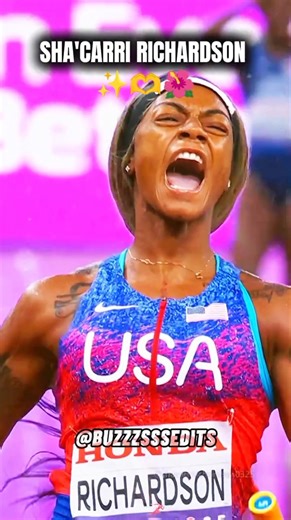 Sha'Carri Richardson's Appreciation Post 💯💋 | Queen Of Sprinting 🇺🇸 #shacarririchardson #shorts