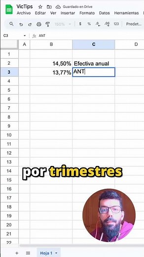 Compound Interest | Annual Effective Rate to Quarterly Rate with NOMINAL RATE in Excel 🚀
