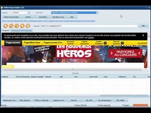 YPspider: Comment Exporter Pages Jaunes
