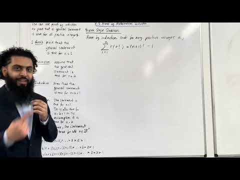 Edexcel AS Level Further Maths: 8.1 Proof by Mathematical Induction