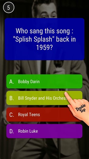 Who sang this song : "Splish Splash" back in 1959?