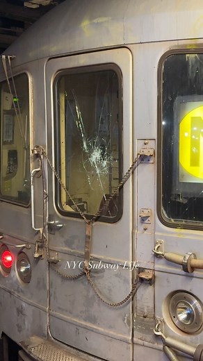 6.5K views · 269 reactions | Someone Smashed The Front Window of This R46 N Train… Done from the inside? #NYCSubway #NYC #MTA #NewYorkCitySubway #LIRR #SubwayTrain #NYCTransit You can now buy me a coffee: https://bmc.link/NYCSubwayLife | NYC Subway Life | Facebook