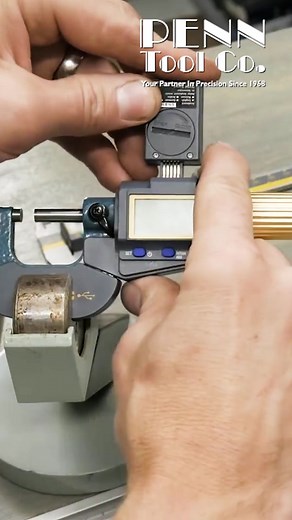 Using a Micrometer w/ Bluetooth Data Logging (iGaging iP54 EZ Data Electronic Digital Specialty Micrometers) #machining #cncmachining #machinist #machinisttiktok #fyp #foryou