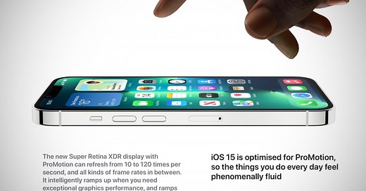 Third-party apps limited to 60Hz animations on iPhone 13 Pro [update] - 9to5Mac