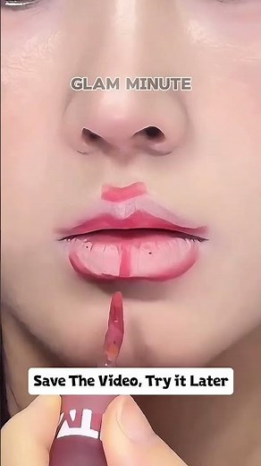 How to Get Plump Glossy Lips | Easy Korean Lip Makeup Tutorial ✨#GlassLip #KoreanLipMakeup