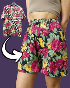 1.2M views · 10K reactions | How to make comfortable stylish shorts from a T-shirt | MomCut - Deutschland | Facebook
