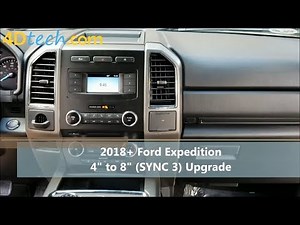 4" to 8" Factory SYNC 3 Upgrade Conversion | 2018+ Ford Expedition