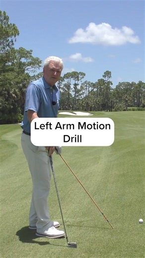 Left Arm Motion Drill Full video on YouTube: https://youtu.be/n4pNOs7uboY #scratchgolfacademy | Scratch Golf Academy