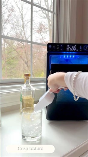 Nugget Ice Maker Test — Ecozy Real Ice Texture