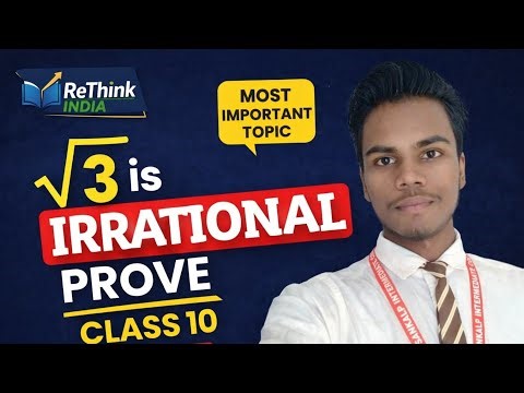 √3 is Irrational – Class 10 Maths | Board Exam Most Important Question !