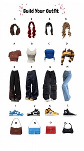 2.3M views · 10K reactions | fashion__ideaz Build your perfect outfit ✨ Tops, bottoms, shoes, and bags—what's your pick?" . . . . #virtualstylist #baggyjeans #baggyclothes #baggypants #outfitinspo #ootd #dailyoutfitinspo #aestheticoutfit #streetstyle #casualwear #styleinspo #outfitideas | Fashionideas | Facebook