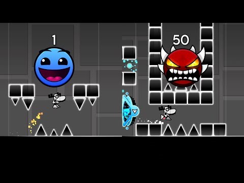 50 Robot Levels In Geometry Dash