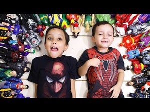 Toda a Coleção de Bonecos de Heróis e Vilões DC Comics e Marvel Vingadores TOYSBR
