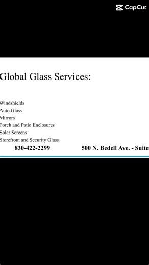 Global Glass LLC on Reels