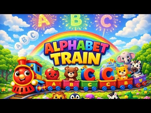 Alphabet Train Song | ABC Song for Kids | A to Z Learning with Animals 🚂