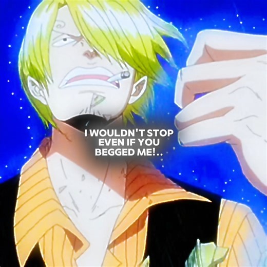 "SANJI 🛐 in water 7"😩🔥#sanji #mvp #onepiece