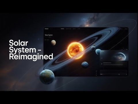 Reimagining an Old Solar System Website into a Next-Gen Animated Experience | Re:Vision Project 2