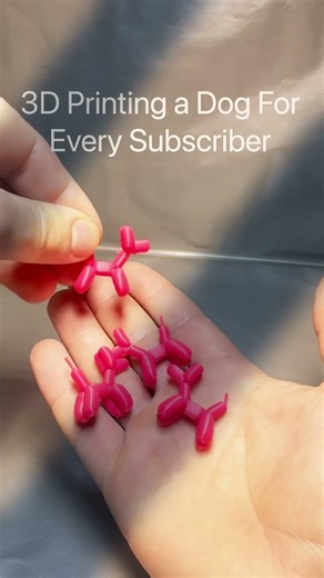 3D Printed Dog 🐶 #3dprinterupgrade#3dprinting #3dplanet #3dprintingmachine#3d #3dprinted #fyp