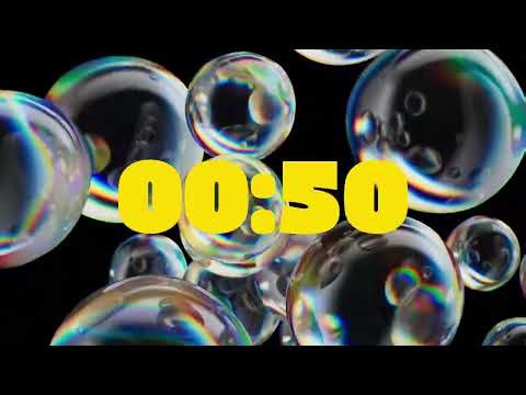 Bubbles Two Minute Countdown Timer for the Classroom