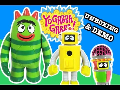 YO GABBA GABBA Toy Review "Brobee + Plex" & Yo Gabba Gabba Toy Microphone by EpicToyChannel