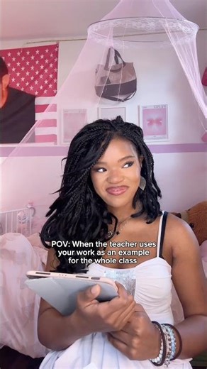 When the teacher uses your work as an example for the whole class #relatable #school #class #college