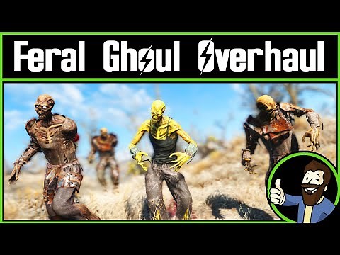 Feral Ghoul Behavior Overhaul! - Fallout 4 Mod Throwback: Zombie Walkers