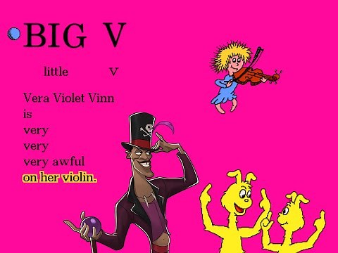 Letter V - Vera Violet Vinn the Very Awful Violinist 🎻