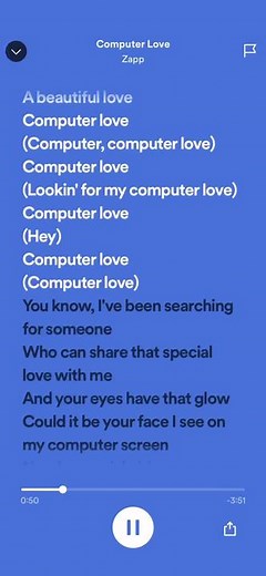 computer love -Zapp 💗 #fyp