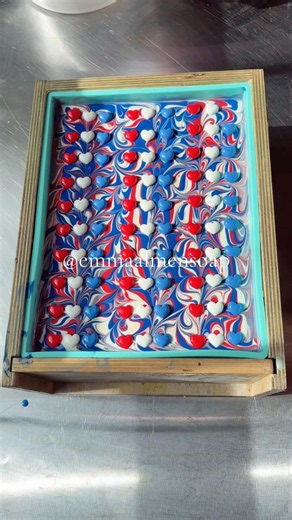 Red White & Blue POPSICLE Soap! #soapmaking #soap #handmadesoap #soapmaker #soaps #cpsoap #soapbars